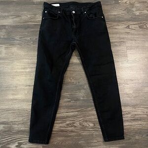 Zara Black Skinny/Slim Fit Jeans - Size 34